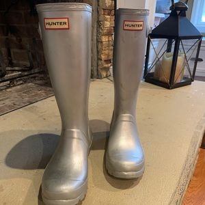 Silver Hunter Rain Boots